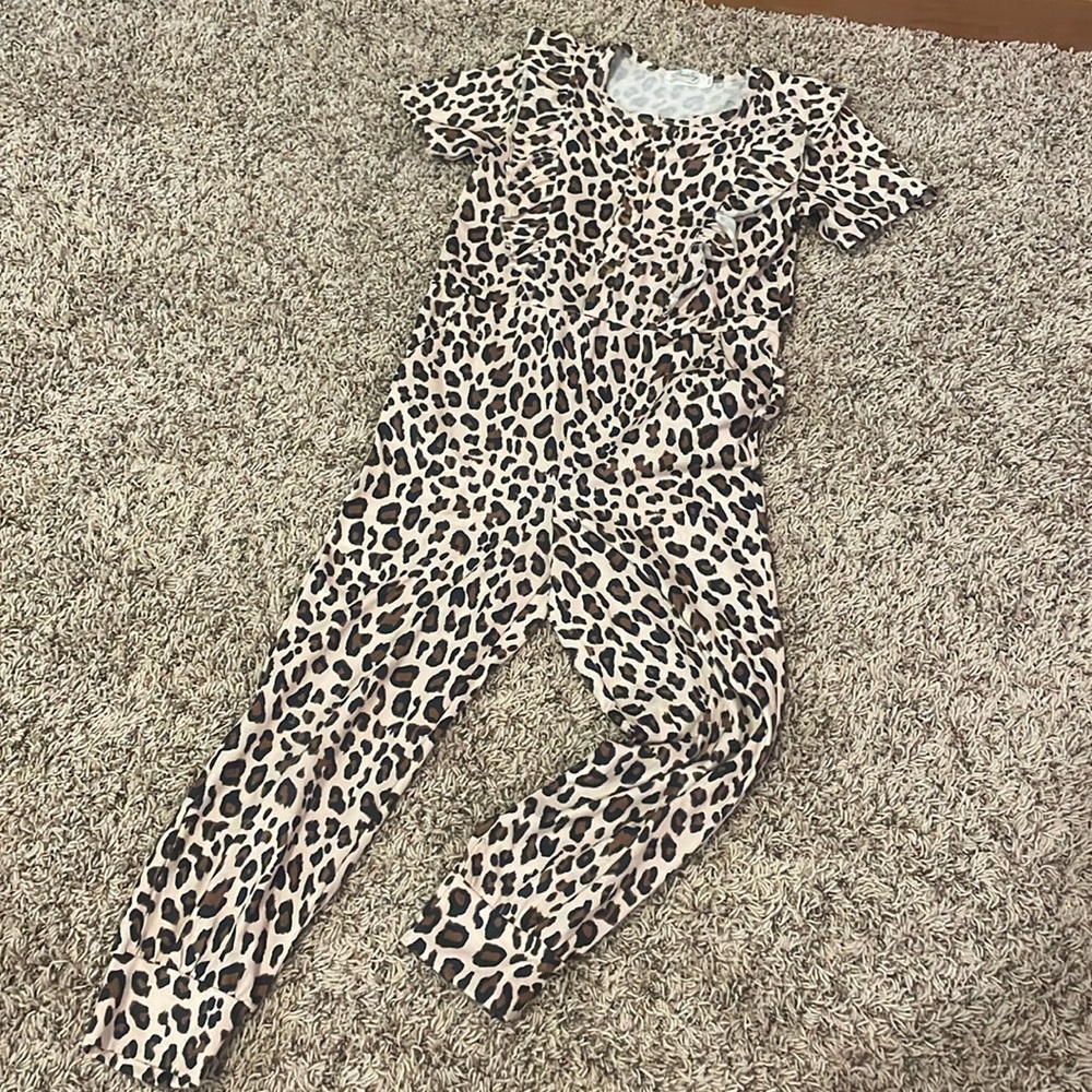 Presley Couture leopard print romper